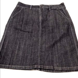 Liz Claiborne denim jean skirt classic stretch